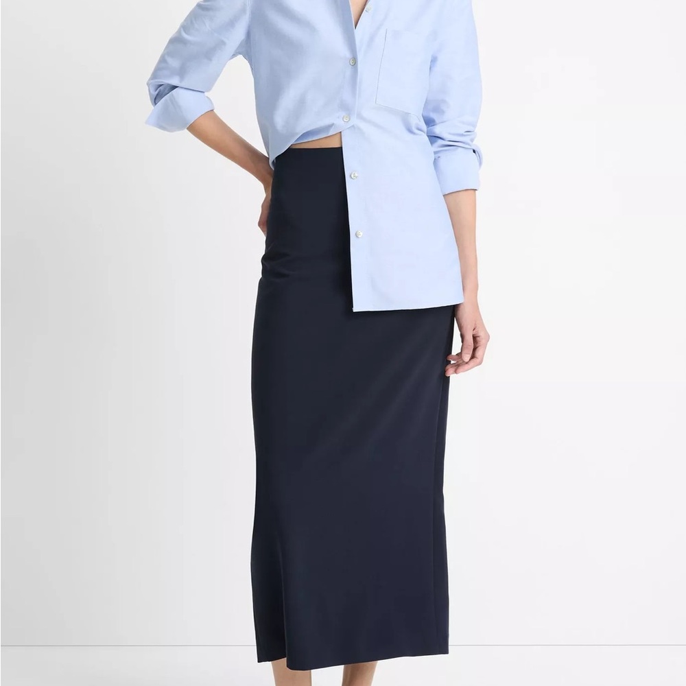 Vince Long Pencil Skirt